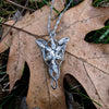 LOTR Arwen Evenstar Necklace, High Quality 925 Solid Sterling Silver Lord of the Rings Evenstar pendant with Free Jewelry Box