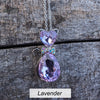 Stylish Crystal Cat Necklace with Many Color Options, Cat Jewelry, Cat Pendant